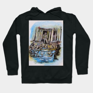 Trevi Fountain Rome Hoodie